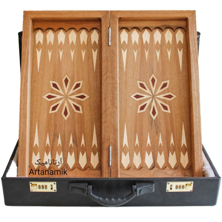 تخته نرد چوب گردو با دوام و زيبا