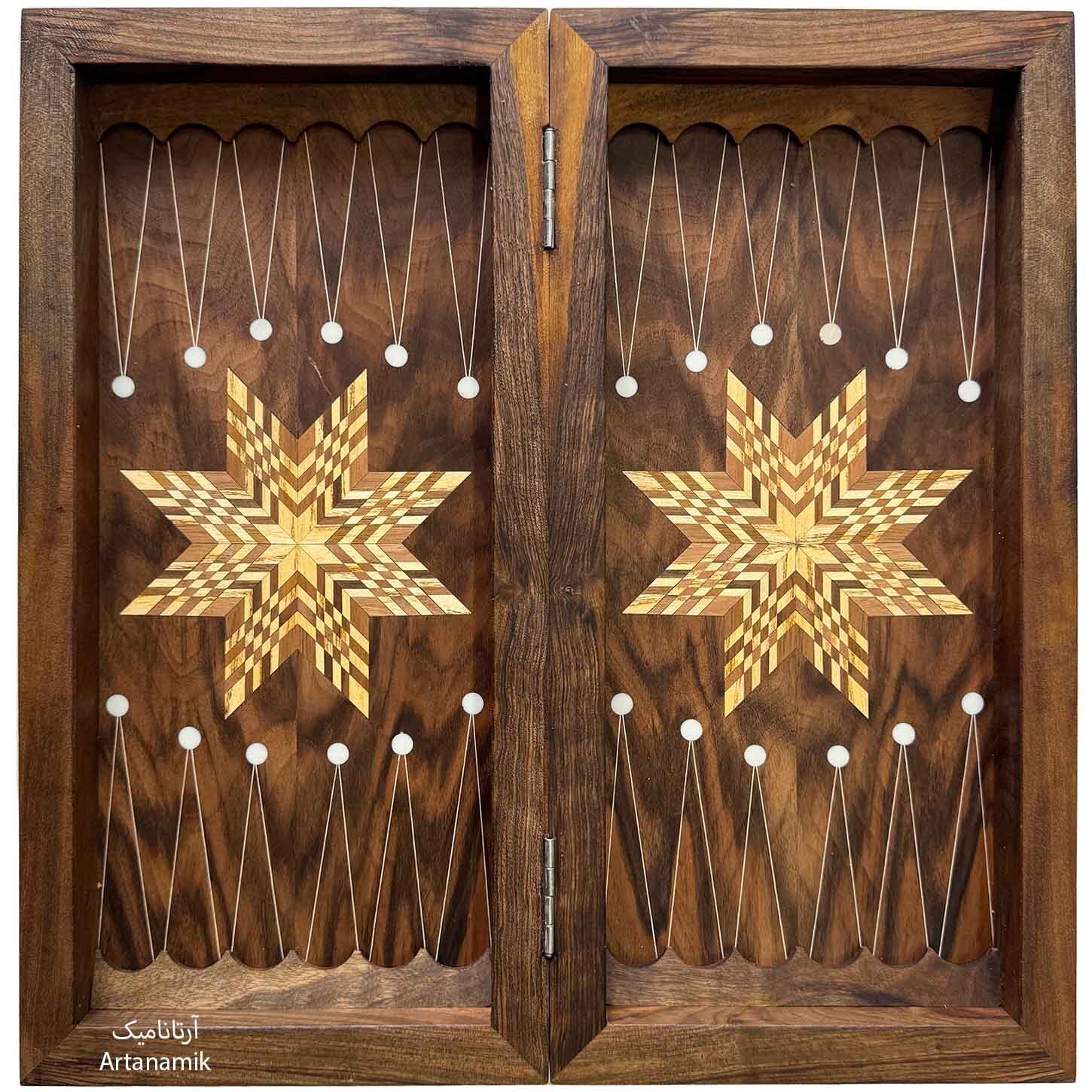  تخته نرد چوب گردو داخل مارس | فروشگاه آرتانامیک 