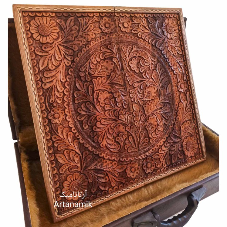 تخته نرد نفیس چوب گردو