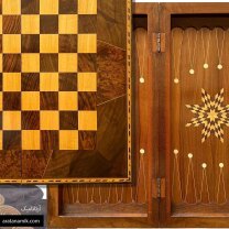 تخته نرد و شطرنج کادویی طرح فرش