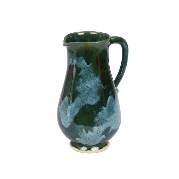 پارچ نیک سفالی با لعاب قلیایی