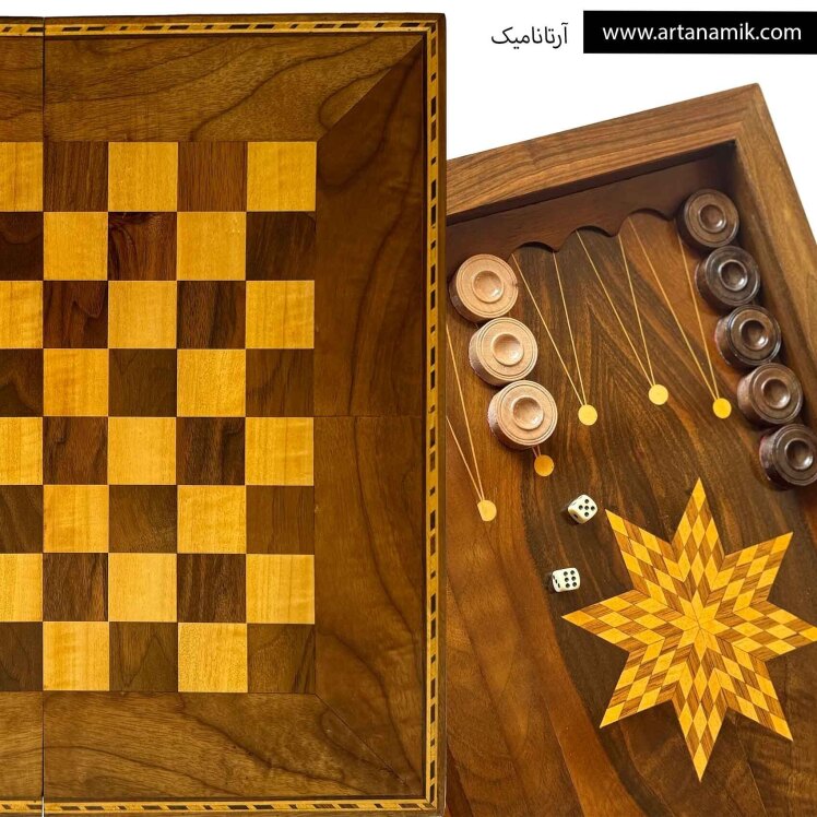تخته نرد و شطرنج طرح مارس | آرتانامیک