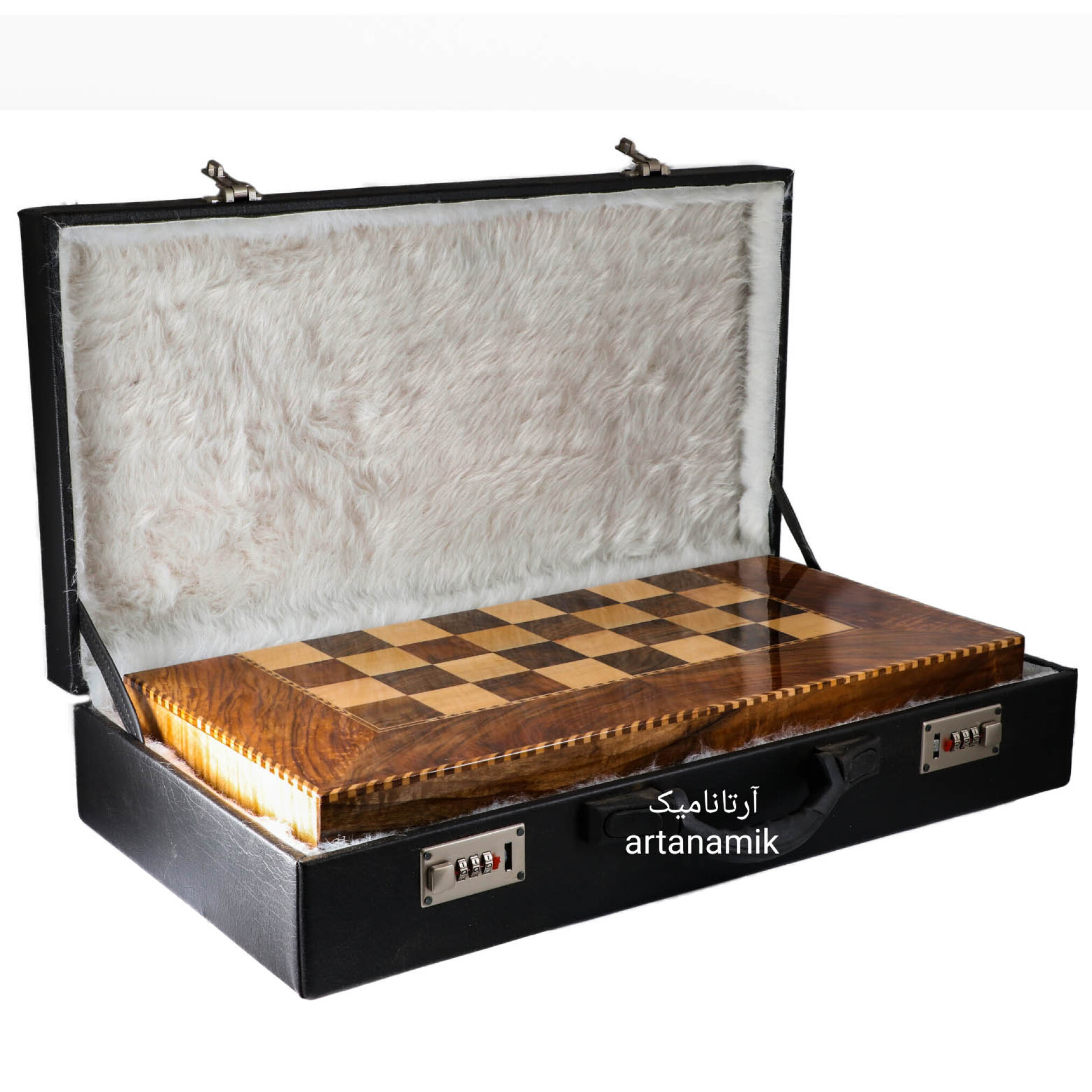  تخته نرد سنندج و شطرنج همراه با کیف 