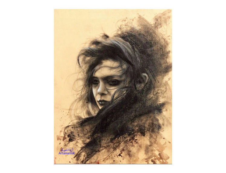 تابلو نقاشی تکنیک سیاه قلم، تابلو نقاشی کادویی، تابلو نقاشی دکوری