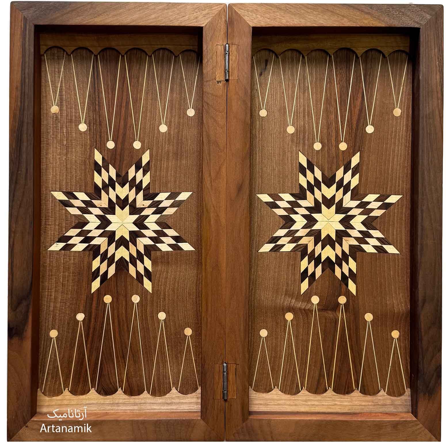  تخته نرد چوب گردو داخل مارس هشتپر | فروشگاه آرتانامیک 