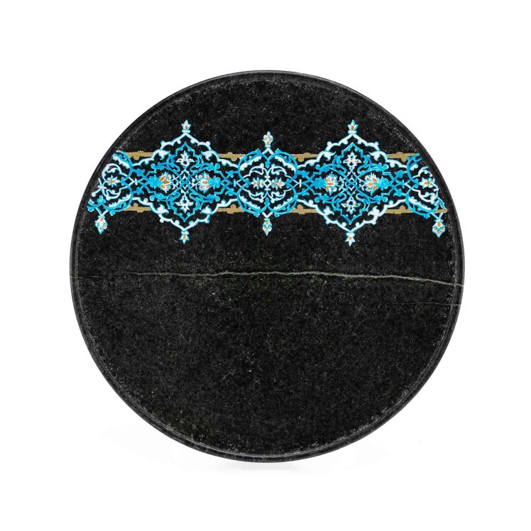 بشقاب (شیرینی خوری ) سنگی ساخته شده از سنگ سرپانتین