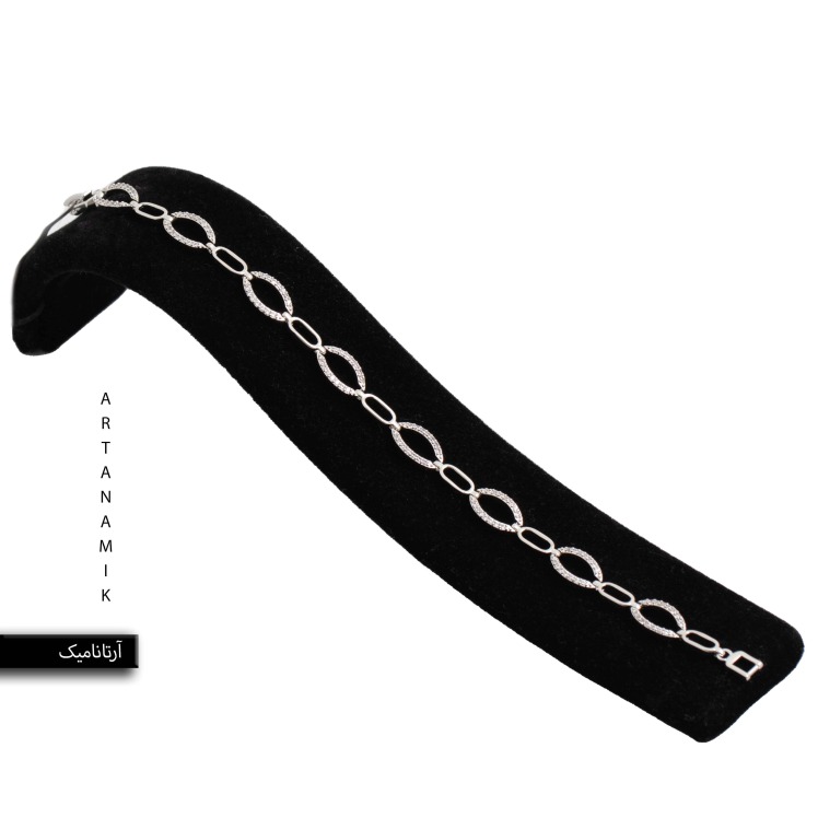 دستبند زنانه و دخترانه نگین دار برند سی ام | آرتانامیک