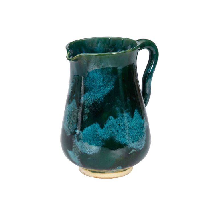 پارچ نیک سفالی با لعاب قلیایی