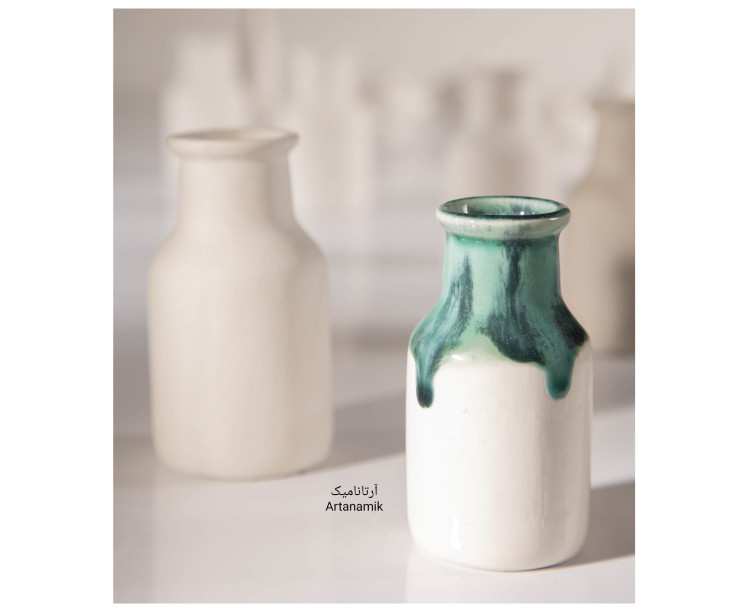 گلدان سرامیکی-بطری، گلدان کادویی و گلدان دکوری