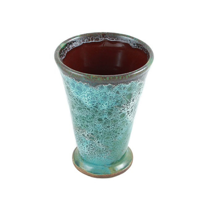 لیوان سفالی با لعاب قلیایی