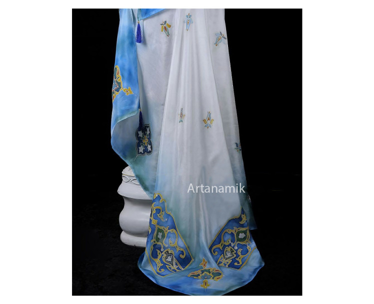 روسری ابریشم طبیعی