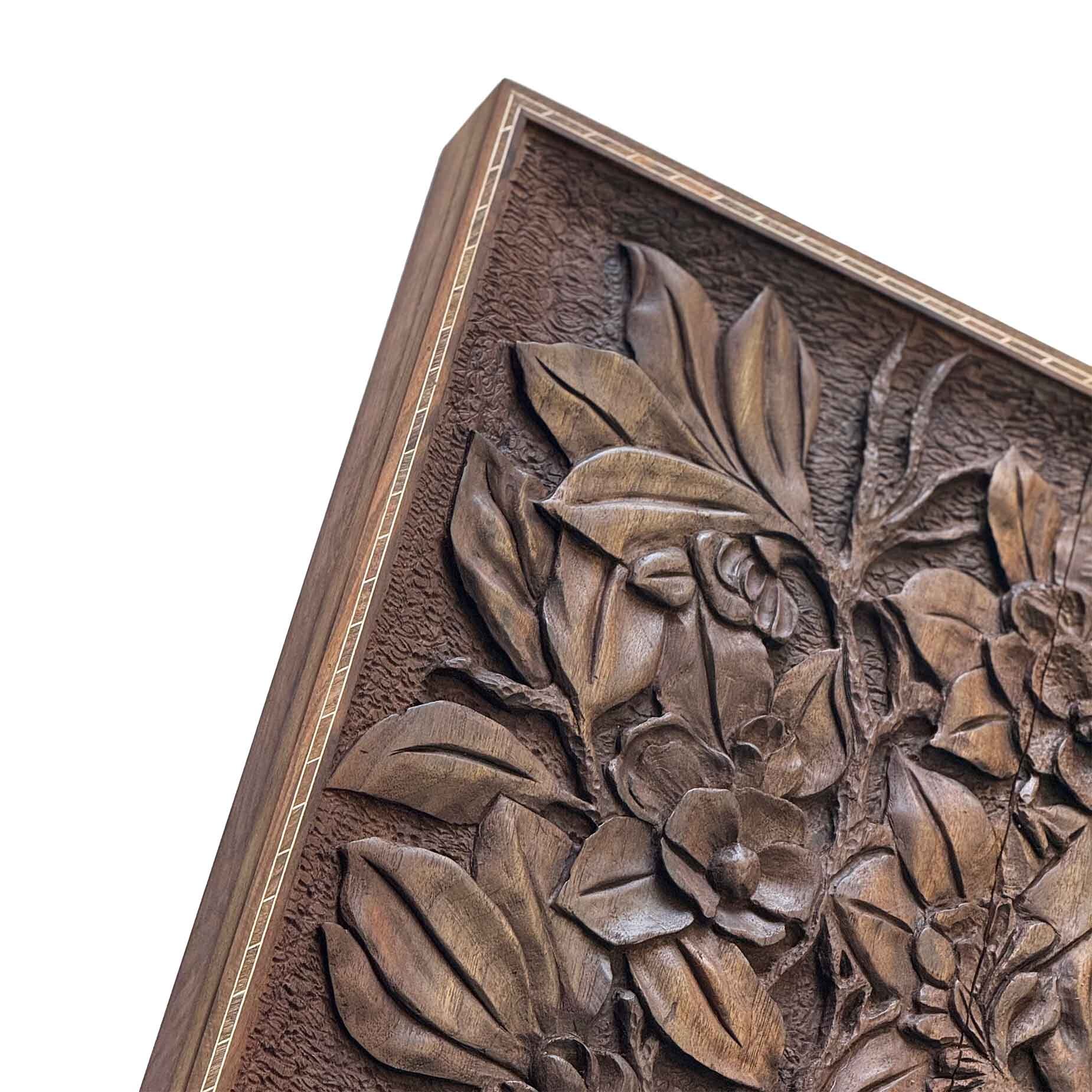  منبت کاری تخته نرد چوب گردو 