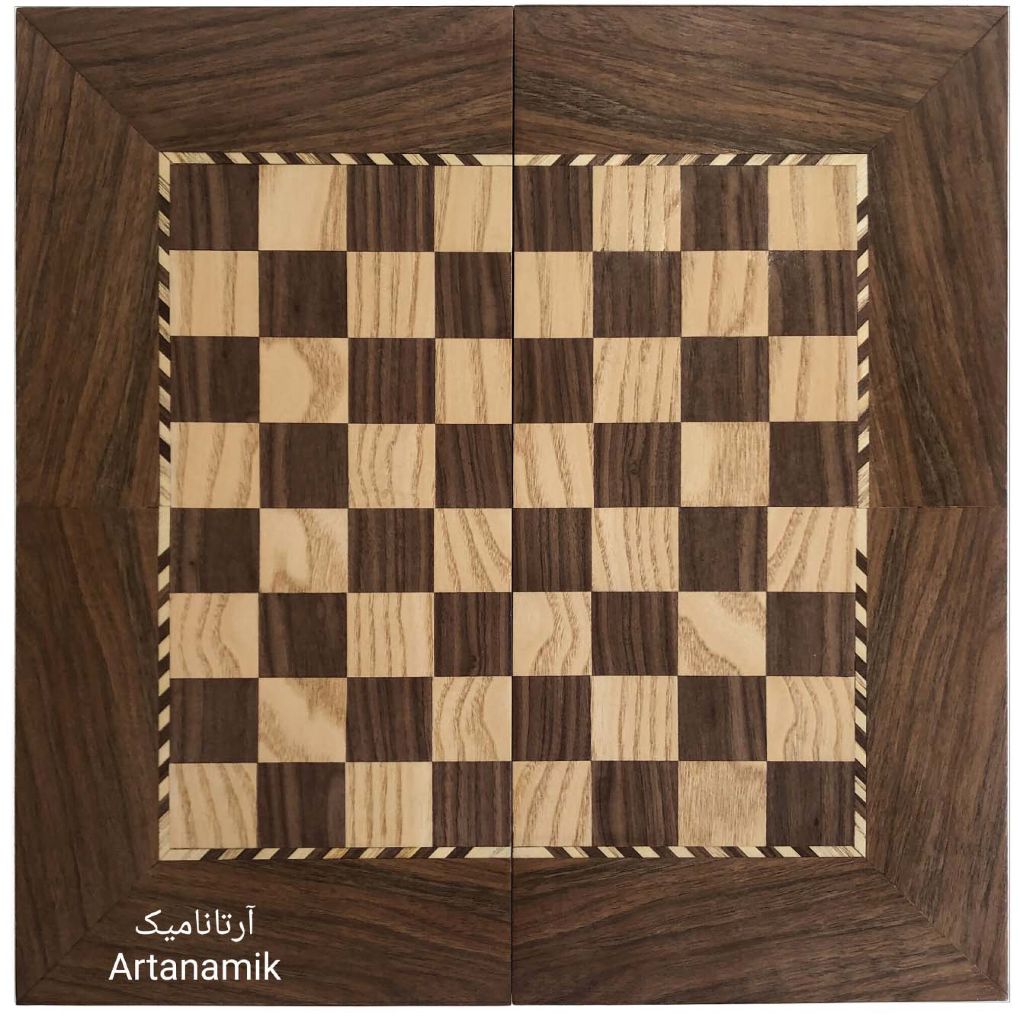  شطرنج کلاف چوب گردو 