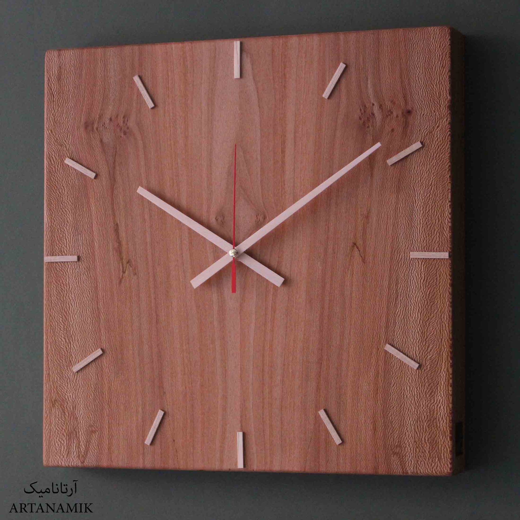  ساعت دیواری چوبی با کیفیت 