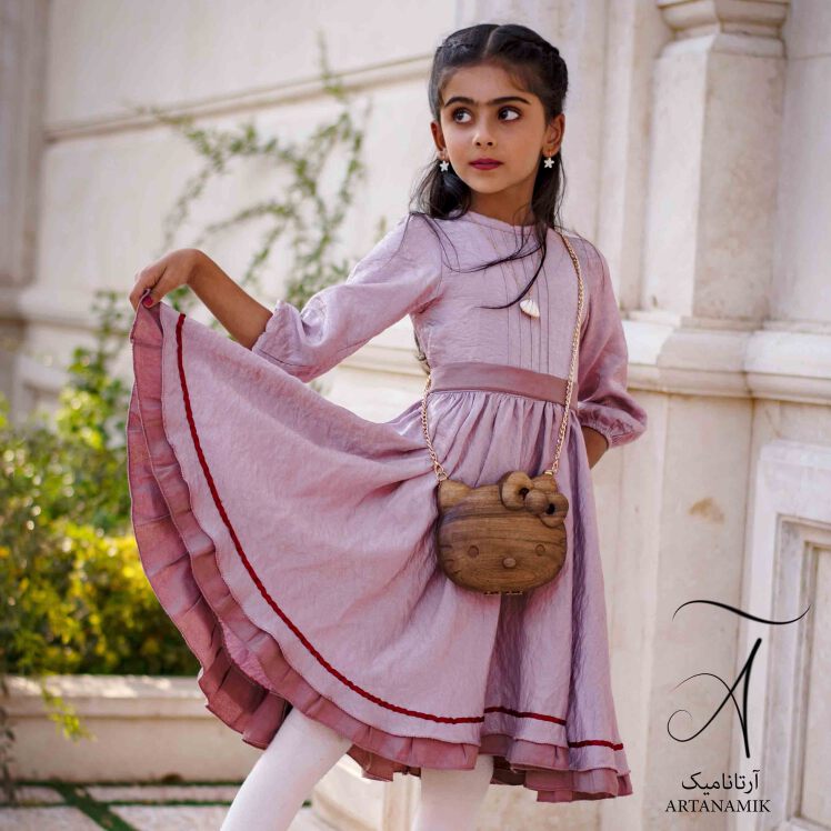 کیف دخترانه چوبی طرح کیتی | فروشگاه آرتانامیک