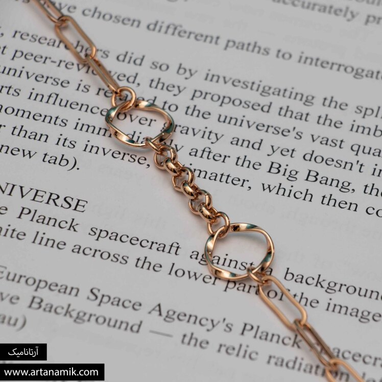 دستبند زنانه و دخترانه آبکاری طلا برند ژوپینگ | آرتانامیک