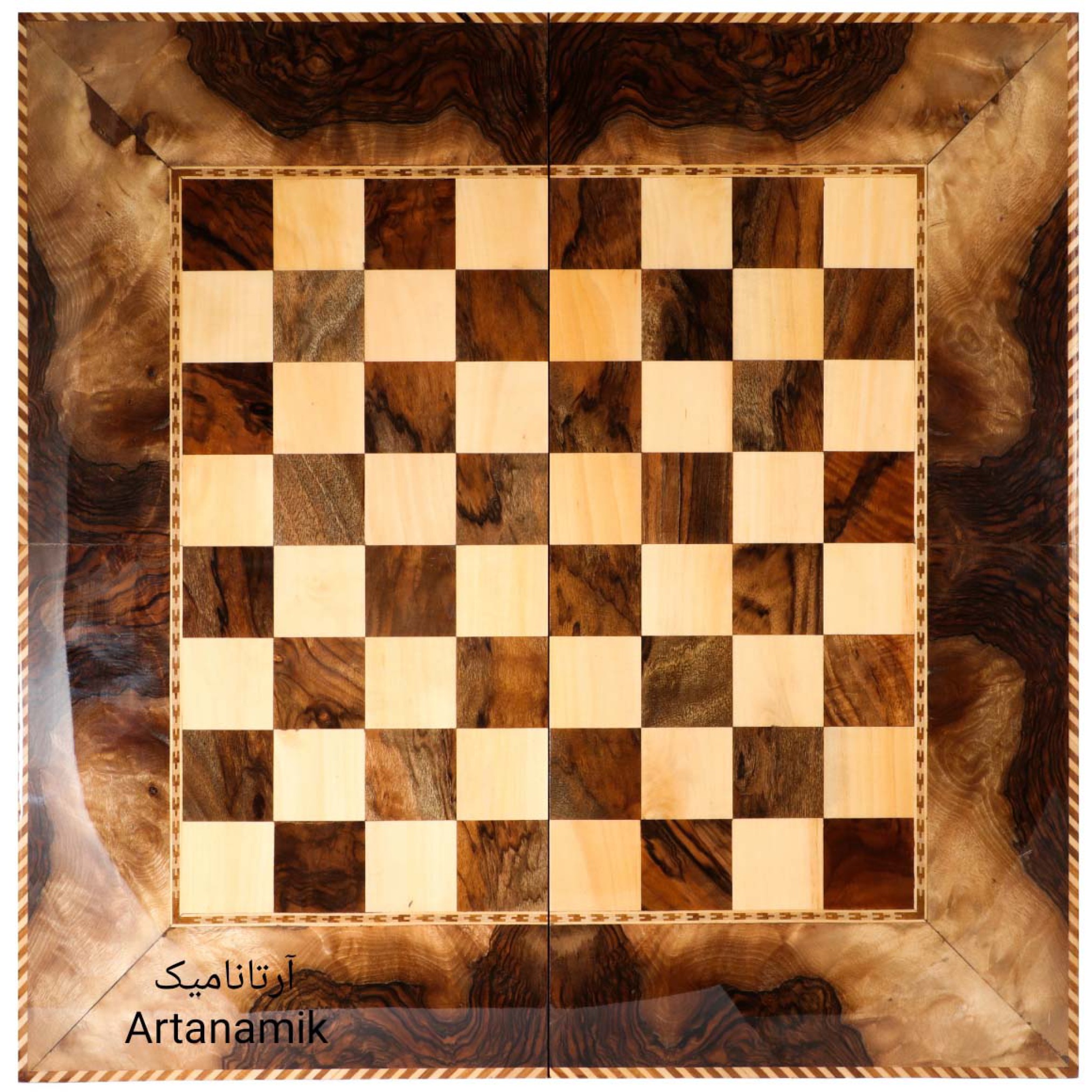  شطرنج سنندج، شطرنج چوب گردو 